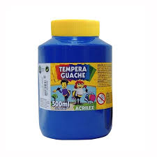 TINTA GUACHE 500 ML AZUL TURQUESA  7891153020242