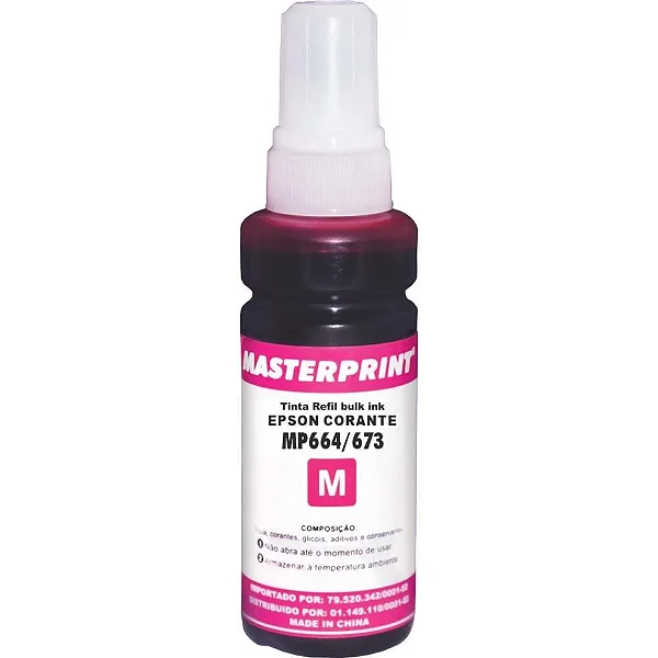 TINTA PARA IMPRESSORA COMPATIVEL MAGENTA EPSON 70ML 664