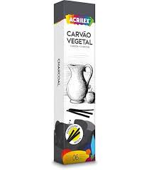 CARVÃO VEGETAL PARA DESENHO C/06 ACRILEX 7891153119458