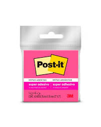 BLOCO ADESIVO 3M 76X76MM ROSA 7891040216109