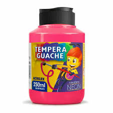 TINTA GUACHE 250 ML ACRILEX ROSA NEON 7891153121949