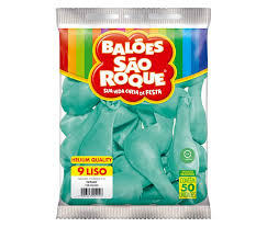 BEXIGA SÃO ROQUE N.9 C/50 VERDE TIFFANY 7896243102020