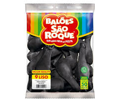 BEXIGA SÃO ROQUE N.9 PRETA C/50 7896243102136