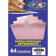 PAPEL A-4 250G LAMICOTE C/10F NOVO ROSE GOLD OFF PAPER 7898306082027