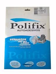 ETIQUETA P/IMPRESSORA 1 C/25FLS POLIFIX 7898150072083
