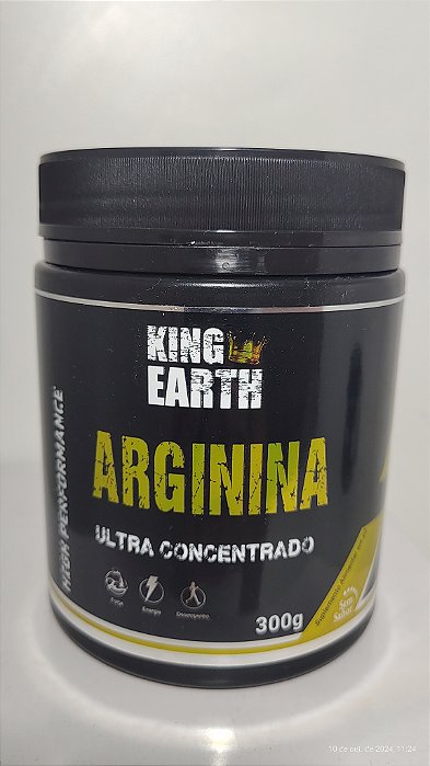 Arginina - King Earth - Ultra Concentrado - 300g