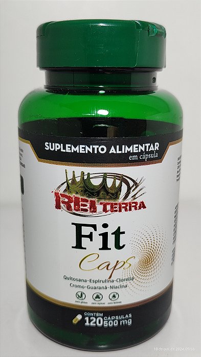 Fit Caps - 120 Cápsulas / 500mg - Rei Terra