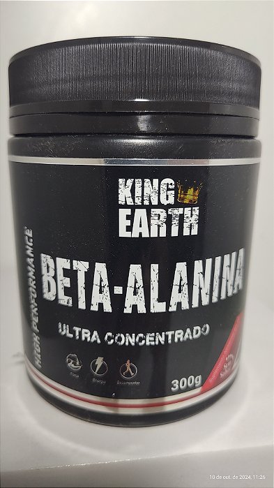 Beta-Alanina - King Earth - Ultra Concentrado - 300g