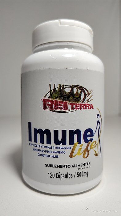 Imune Life - 120 Cápsulas / 500mg - Rei Terra