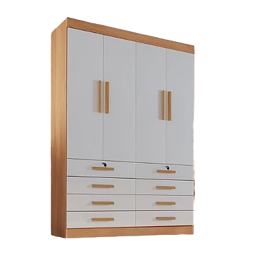 Guarda Roupa Monaco Solteiro 4 Portas 8 Gavetas D Doro