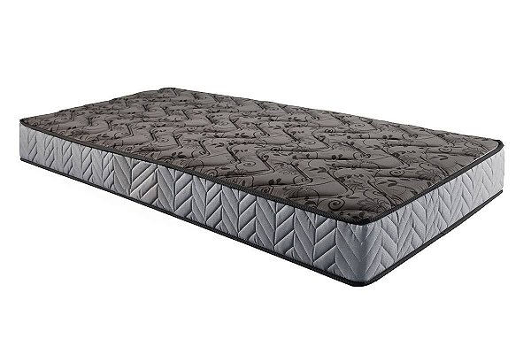 Colchão Casal Espuma D28 Royalle Rustico Prata 1,38 x 1,88 x 0,18 - Paropas