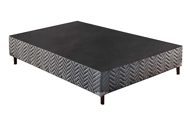 Cama Box Base Sommier Rústico Paropas - 1,38 x 1,88 x 0,30M