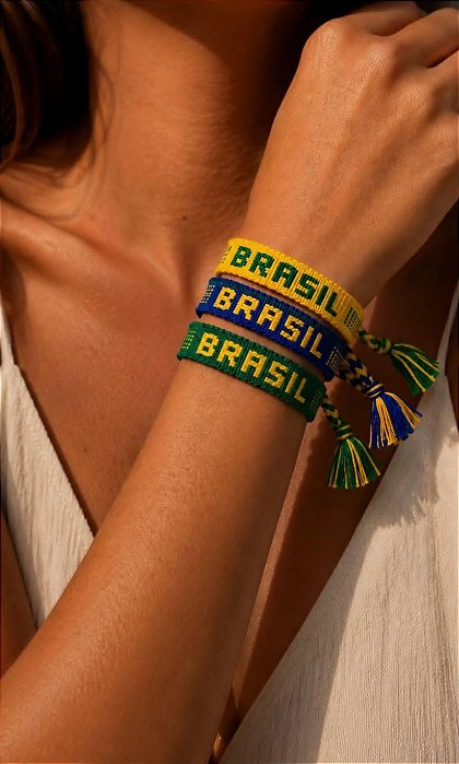 Kit Pulseira do Brasil
