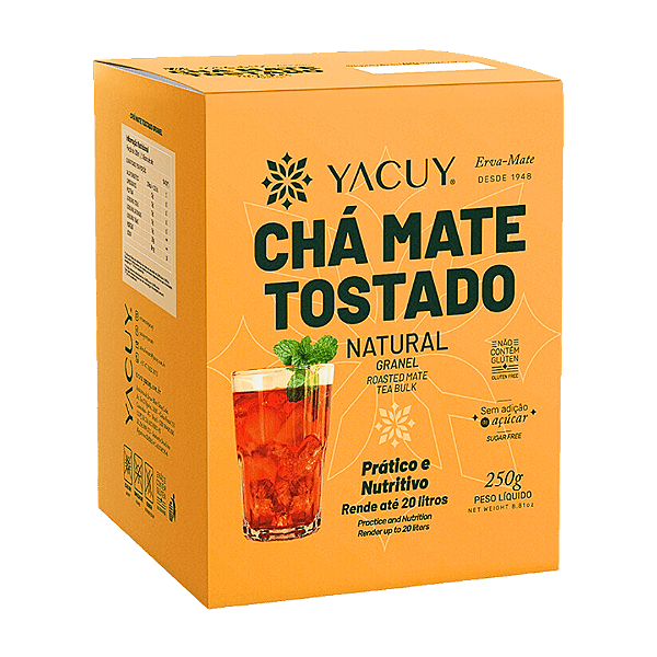 Chá Mate Tostado Natural À Granel Yacuy 250 g