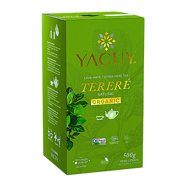 Erva-Mate Tereré Orgânica À Vácuo Yacuy 500 g