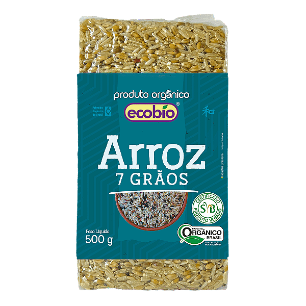 Arroz 7 Grãos Orgânico Alto Vácuo Ecobio 500 g