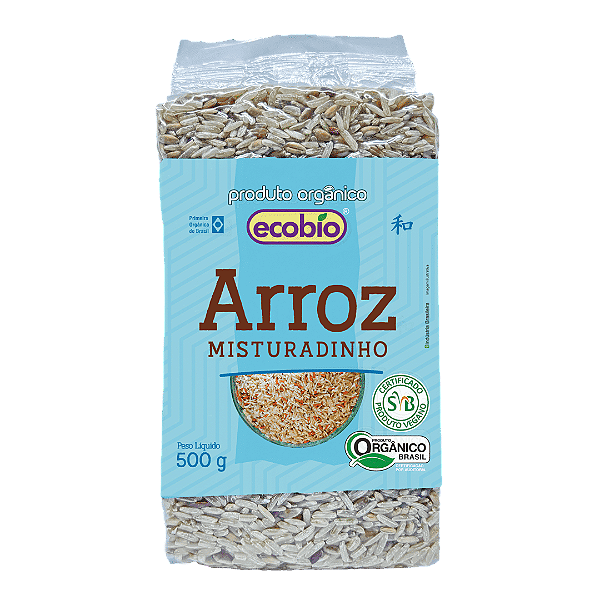 Arroz Misturadinho Orgânico Alto Vácuo Ecobio 500 g
