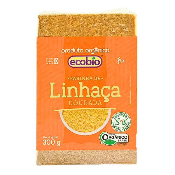 Farinha De Linhaça Orgânica Alto Vácuo Ecobio 300 g