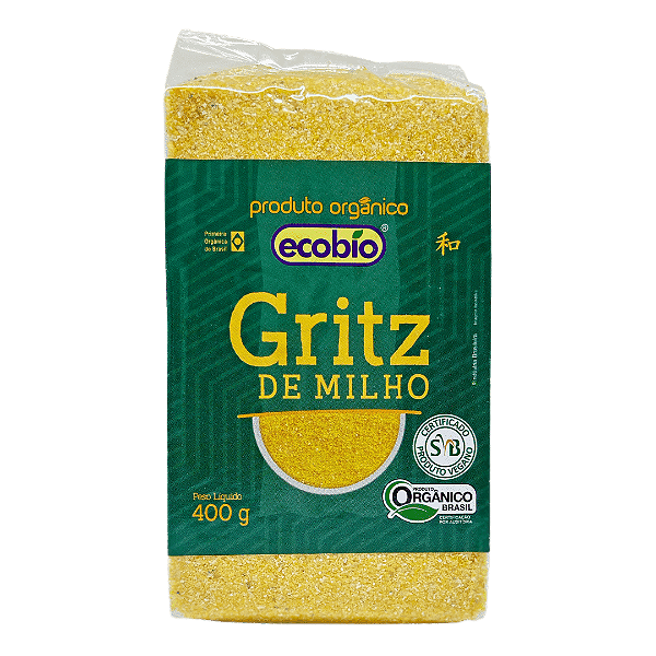Gritz De Milho (Canjiquinha) Orgânico Alto Vácuo Ecobio 400 g