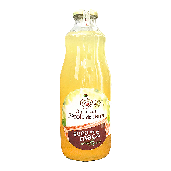 Suco De Maçã Integral Orgânico Pérola Da Terra 1 L