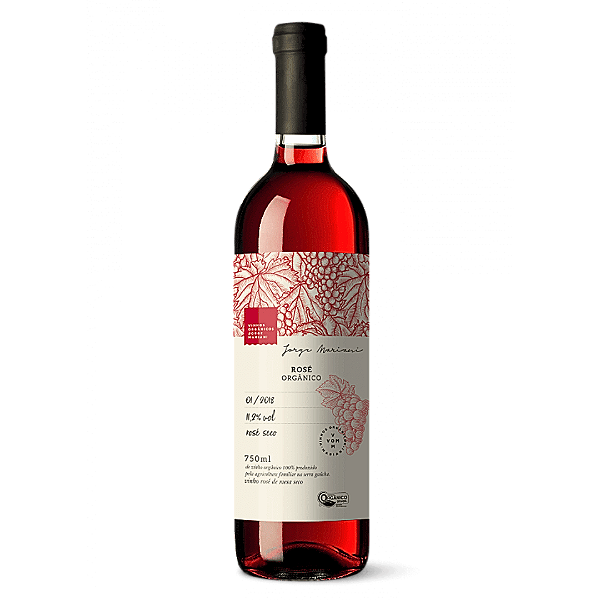 Vinho Rosé Seco Orgânico Jorge Mariani 750 ml