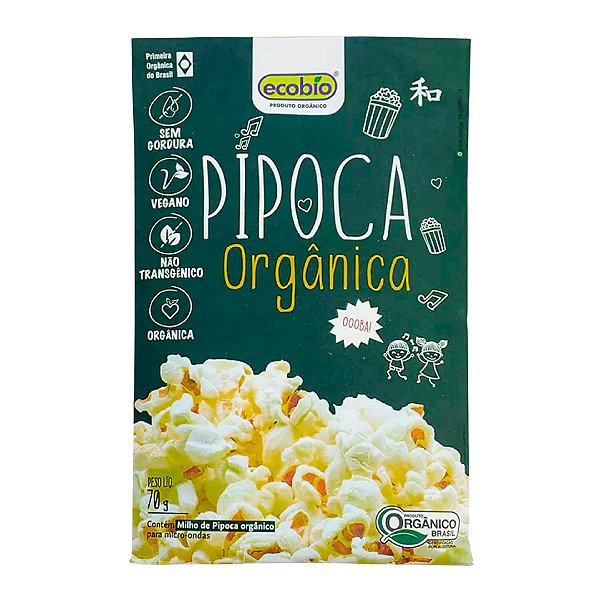 Pipoca Micro-Ondas Orgânica Ecobio 70 g