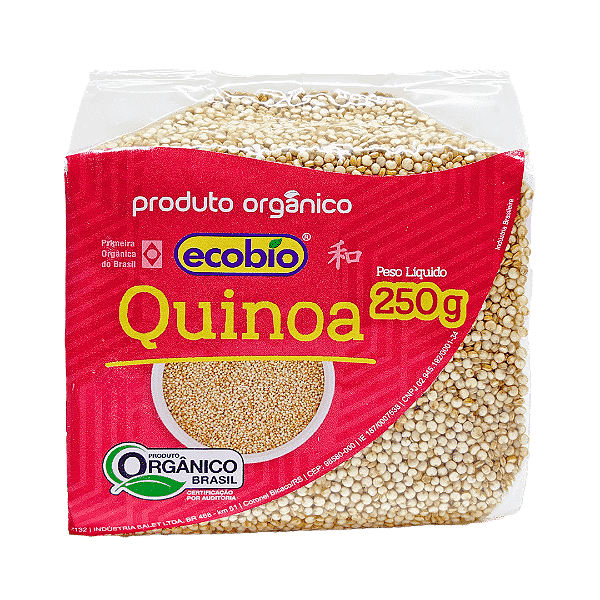 Quinoa Orgânica Alto Vácuo Ecobio 250 g