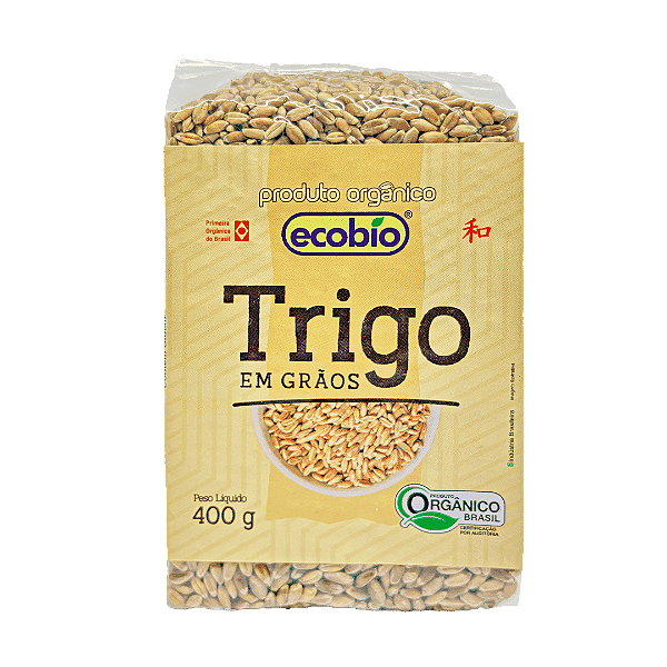 Trigo Em Grãos Orgânico Alto Vácuo Ecobio 400 g