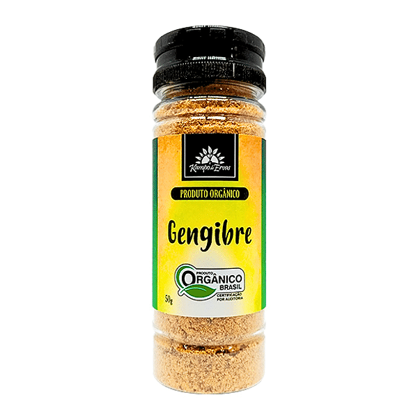 Gengibre Em Pó Orgânico Kampo De Ervas 50 g