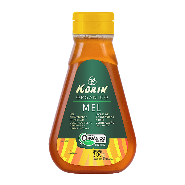 Mel Orgânico Korin Bisnaga 300 g