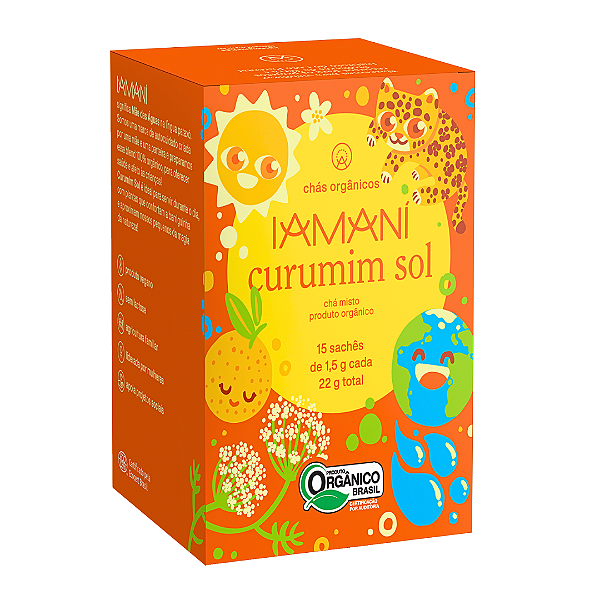 Chá Orgânico Curumim Sol Iamaní 15 Sachês