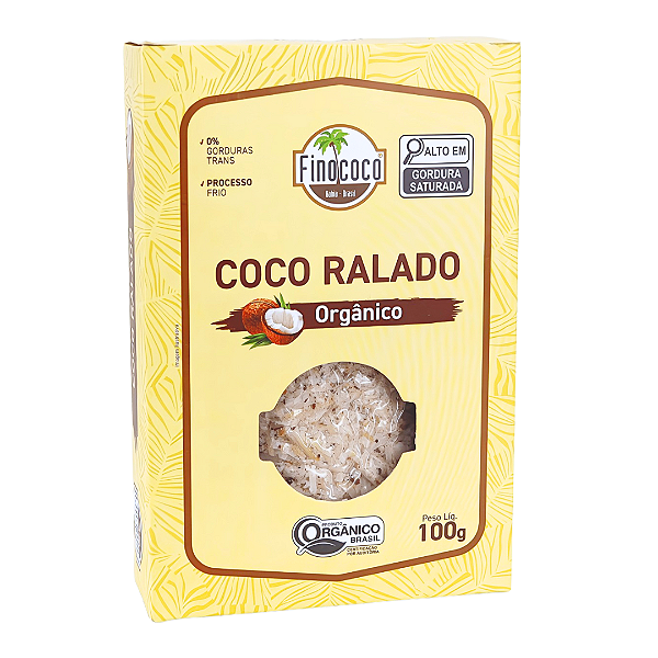 Coco Ralado Orgânico Finococo 100 g