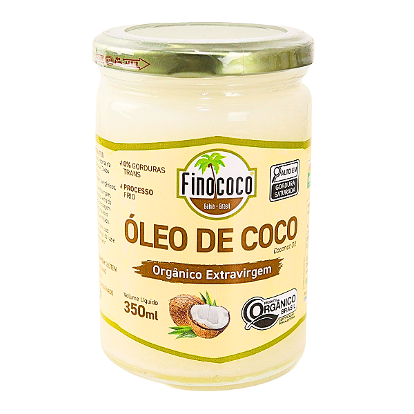Óleo de Coco Extravirgem Orgânico Finococo 350 ml