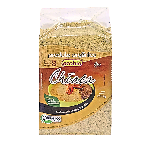 Farinha de Chia e Linhaça (Chiaça) Orgânica Alto Vácuo Ecobio 250 g