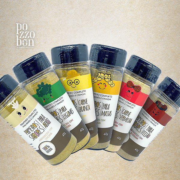 Tempero Primeiros Sabores Natural Terra Amor - Todas as Variedades