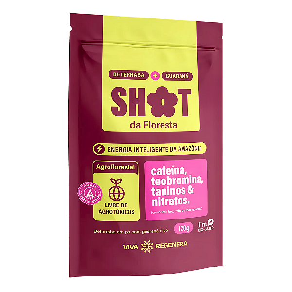 Shot da Floresta Beterraba + Guaraná Viva Regenera 120 g
