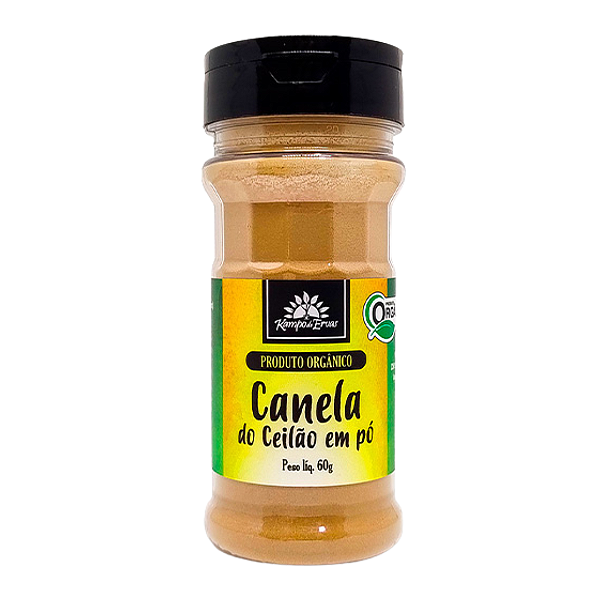 Canela do Ceilão em Pó Orgânica Kampo de Ervas 60 g
