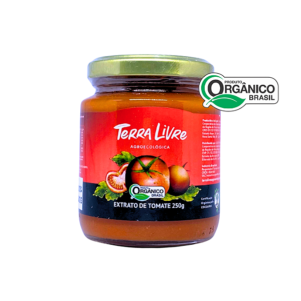Extrato de Tomate Orgânico Terra Livre 250 g