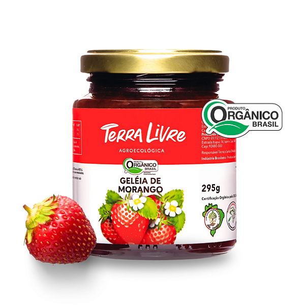 Geleia de Morango Orgânica Terra Livre 295 g
