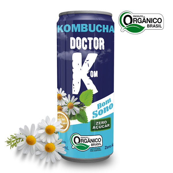 Kombucha Orgânica Zero Açúcar Doutor K Bom Sono 260 ml