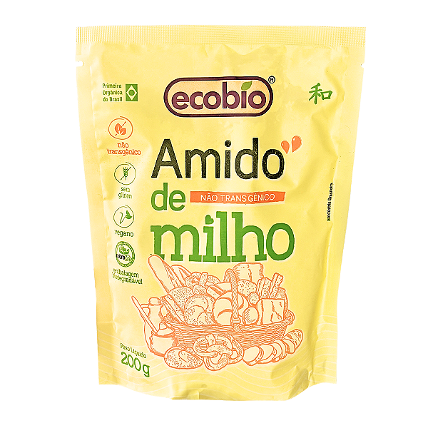 Amido de Milho Não Transgênico Ecobio 200 g