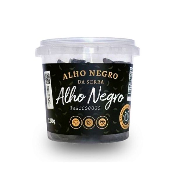 Alho Negro Descascado Alho Negro da Serra Pote 120g