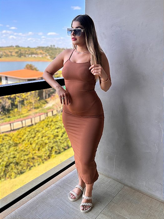 Vestido Ester Chocolate