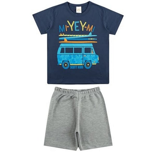 CONJUNTO INFANTIL MENINO ESTAMPA KOMBI