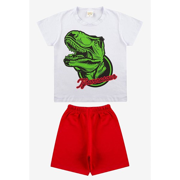 CONJUNTO INFANTIL MENINO ESTAMPA DINOS