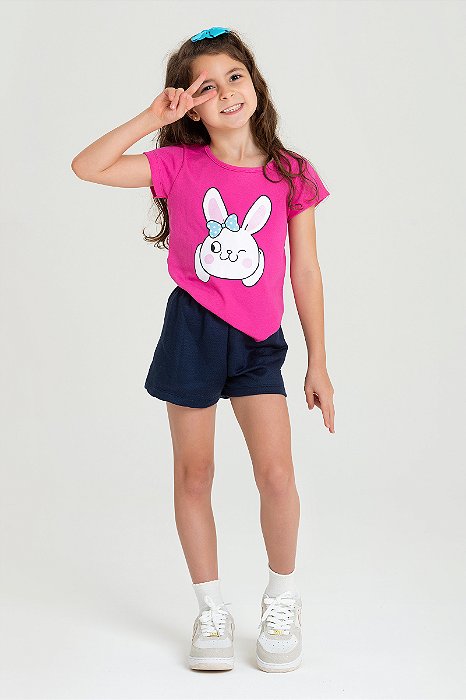 CONJUNTO INFANTIL ESTAMPA COELHO