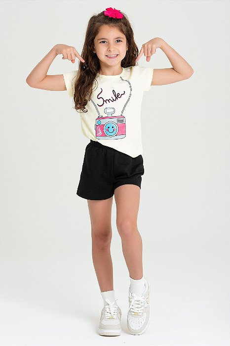 CONJUNTO INFANTIL ESTAMPA SMILE