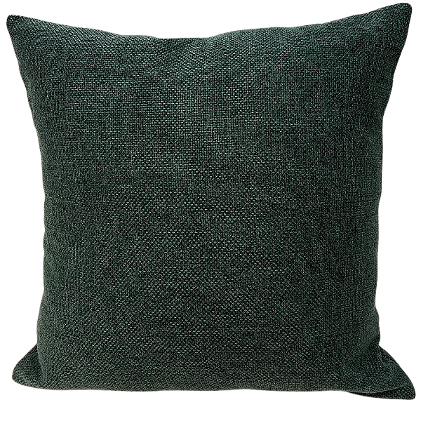 Capa De Almofada Linho Verde Escuro