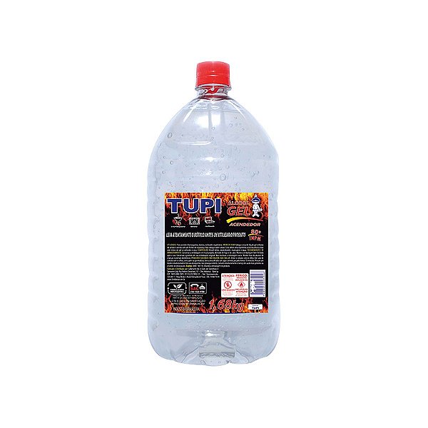 Alcool Gel P/Rechaud 80% 2Lt Tupi