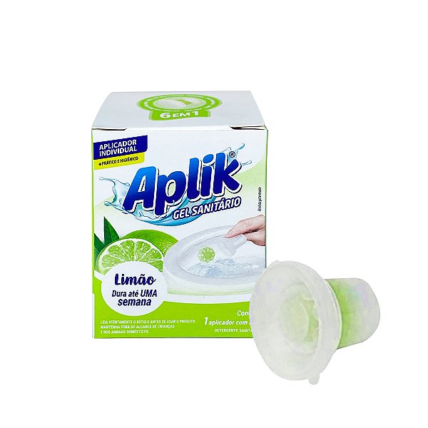 Aplicador + Gel Adesivo Sanitário 7g Limão Aplik